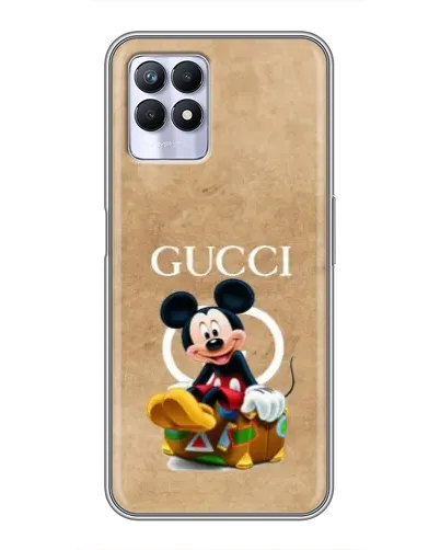Чехол для Realme 8 Pro с картинкой «Микки Маус Gucci — крафт» Чехол для Realme 8 Pro с картинкой «Микки Маус Gucci — крафт»