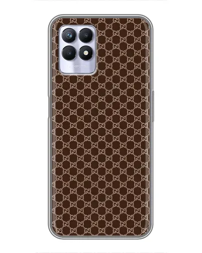 Чохол для Realme 8 Pro з картинкою «Gucci — шоколадна сітка» Чохол для Realme 8 Pro з картинкою «Gucci — шоколадна сітка»