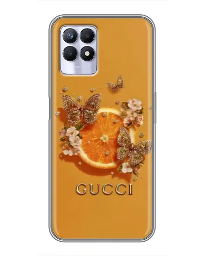 Чехол для Realme 8 Pro с картинкой «Gucci — золотые бабочки» Чехол для Realme 8 Pro с картинкой «Gucci — золотые бабочки»