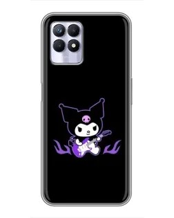 Чехол для Realme 8 Pro с картинкой «Электрическая Kuromi» Чехол для Realme 8 Pro с картинкой «Электрическая Kuromi»