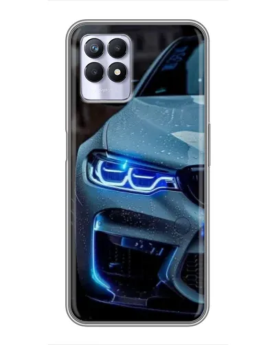 Чехол для Realme 8 Pro с картинкой «Взгляд BMW с синими фарами» Чехол для Realme 8 Pro с картинкой «Взгляд BMW с синими фарами»
