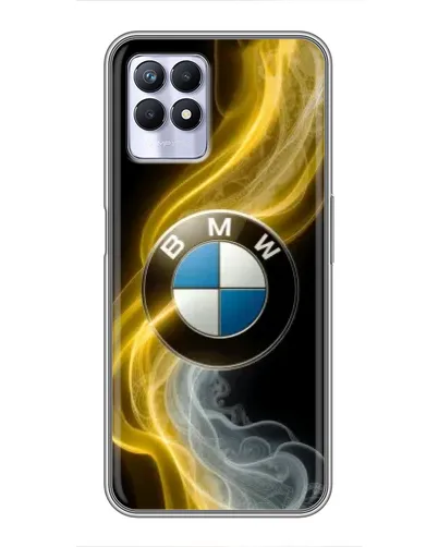 Чехол для Realme 8 Pro с картинкой «Золотистый дым BMW» Чехол для Realme 8 Pro с картинкой «Золотистый дым BMW»