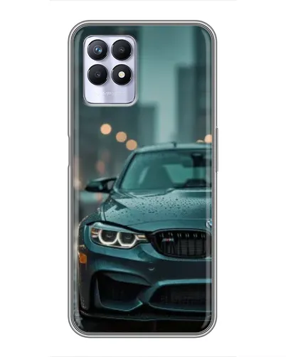 Чехол для Realme 8 Pro с картинкой «BMW в огнях города» Чехол для Realme 8 Pro с картинкой «BMW в огнях города»