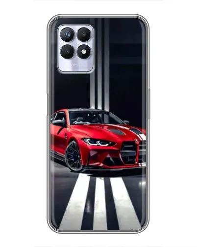 Чехол для Realme 8 Pro с картинкой «Красная BMW на дороге» Чехол для Realme 8 Pro с картинкой «Красная BMW на дороге»