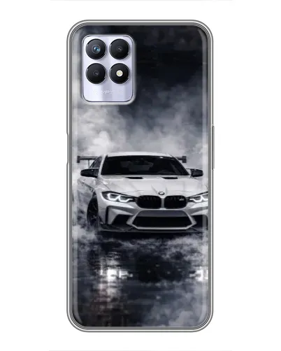 Чехол для Realme 8 Pro с картинкой «BMW сквозь туман» Чехол для Realme 8 Pro с картинкой «BMW сквозь туман»