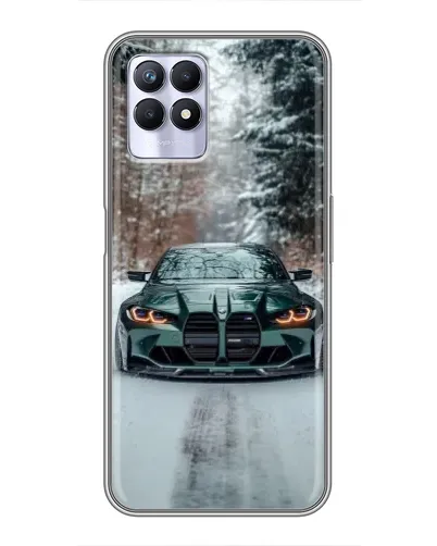 Чехол для Realme 8 Pro с картинкой «BMW в зимнем лесу» Чехол для Realme 8 Pro с картинкой «BMW в зимнем лесу»