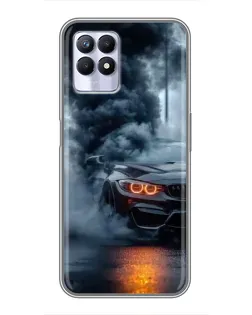 Чехол для Realme 8 Pro с картинкой «BMW M-Power — абстракция» Чехол для Realme 8 Pro с картинкой «BMW M-Power — абстракция»
