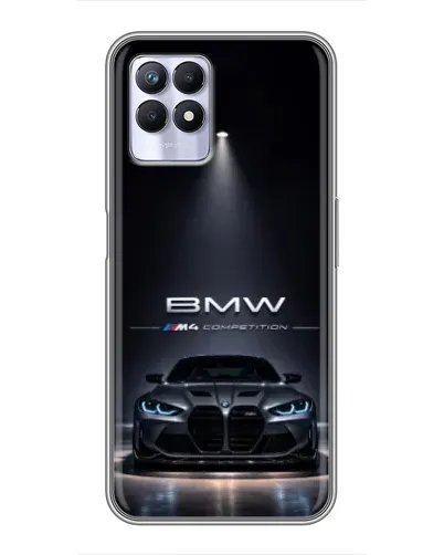 Чехол для Realme 8 Pro с картинкой «BMW сквозь ночной город» Чехол для Realme 8 Pro с картинкой «BMW сквозь ночной город»