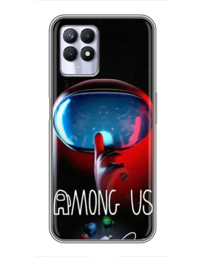 Чехол для Realme 8 Pro с картинкой «Красный импостер — макро» Чехол для Realme 8 Pro с картинкой «Красный импостер — макро»