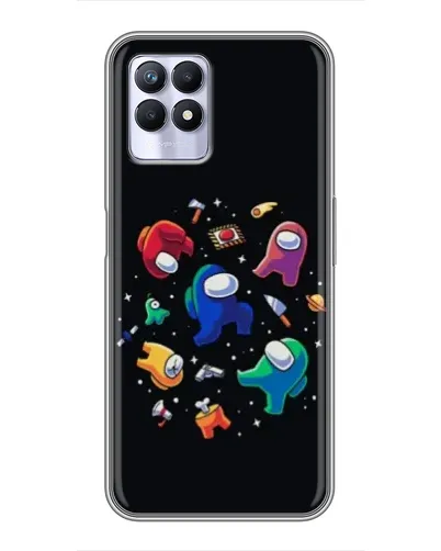 Чехол для Realme 8 Pro с картинкой «Among Us космос» Чехол для Realme 8 Pro с картинкой «Among Us космос»