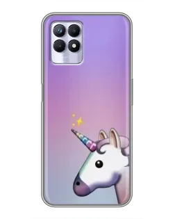 Чехол для Realme 8 Pro с картинкой «Единорог градиент» Чехол для Realme 8 Pro с картинкой «Единорог градиент»