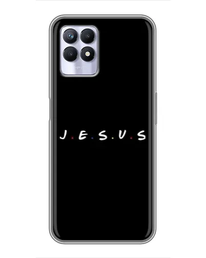 Чехол для Realme 8 Pro с картинкой «Точки веры J.E.S.U.S.»