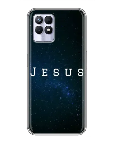 Чехол для Realme 8 Pro с картинкой «Звездное небо Jesus»
