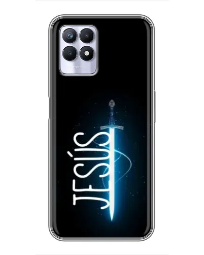 Чехол для Realme 8 Pro с картинкой «Меч Духа Jesus»
