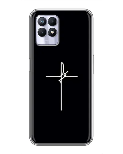 Чехол для Realme 8 Pro с картинкой «Тонкий крест» Чехол для Realme 8 Pro с картинкой «Тонкий крест»