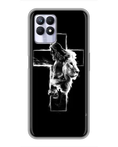 Чехол для Realme 8 Pro с картинкой «Сияющий крест Jesus» Чехол для Realme 8 Pro с картинкой «Сияющий крест Jesus»