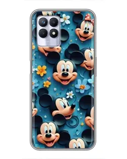 Чехол для Realme 8 Pro с картинкой «Паттерн Микки и Минни» Чехол для Realme 8 Pro с картинкой «Паттерн Микки и Минни»