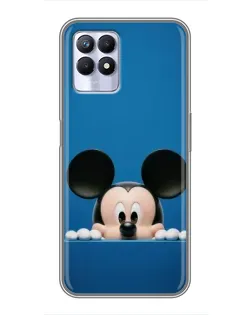 Чехол для Realme 8 Pro с картинкой «Микки выглядывает» Чехол для Realme 8 Pro с картинкой «Микки выглядывает»