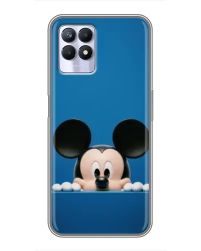 Чехол для Realme 8 Pro с картинкой «Микки выглядывает»
