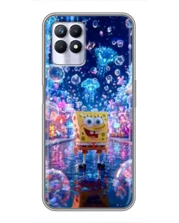 Чехол для Realme 8 Pro с картинкой «Неоновый океан» Чехол для Realme 8 Pro с картинкой «Неоновый океан»