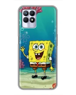 Чехол для Realme 8 Pro с картинкой «Подводный привет» Чехол для Realme 8 Pro с картинкой «Подводный привет»