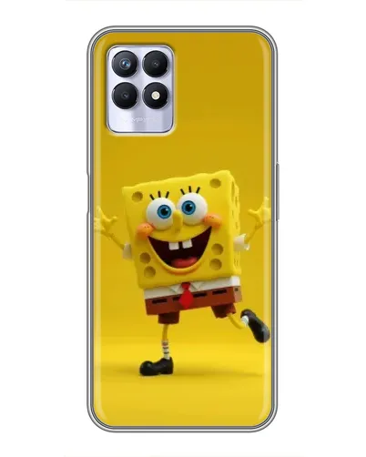 Чехол для Realme 8 Pro с картинкой «Позитивный Губка Боб»