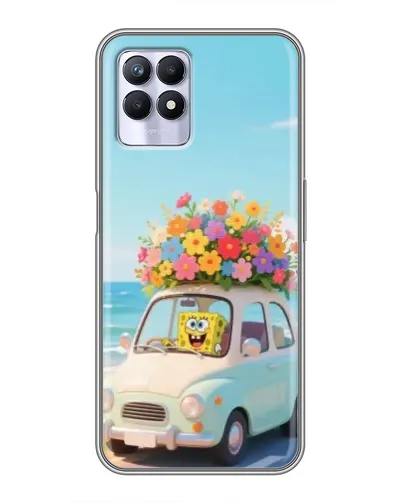 Чехол для Realme 8 Pro с картинкой «Автомобильное путешествие»