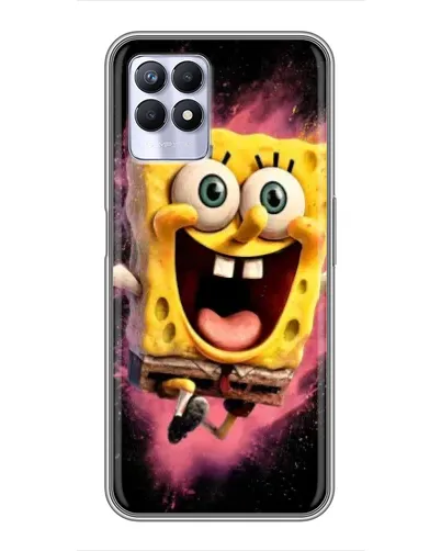 Чехол для Realme 8 Pro с картинкой «Взрывной Спанч Боб»
