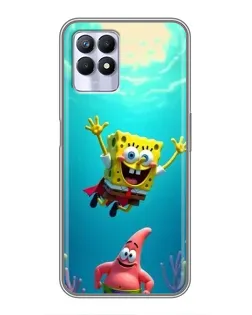 Чехол для Realme 8 Pro с картинкой «Спанч Боб под водой» Чехол для Realme 8 Pro с картинкой «Спанч Боб под водой»