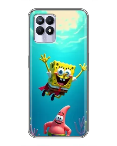 Чехол для Realme 8 Pro с картинкой «Спанч Боб под водой» Чехол для Realme 8 Pro с картинкой «Спанч Боб под водой»
