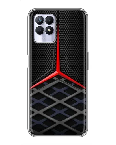 Чехол для Realme 8 Pro с картинкой «Mercedes Carbon Grid» Чехол для Realme 8 Pro с картинкой «Mercedes Carbon Grid»
