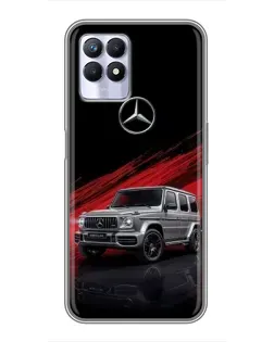 Чехол для Realme 8 Pro с картинкой «Mercedes G-Class красный»