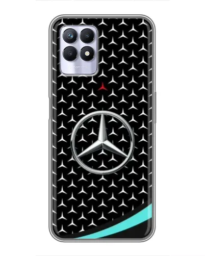 Чехол для Realme 8 Pro с картинкой «Mercedes — бирюзовый акцент» Чехол для Realme 8 Pro с картинкой «Mercedes — бирюзовый акцент»