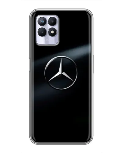 Чехол для Realme 8 Pro с картинкой «Mercedes на металле» Чехол для Realme 8 Pro с картинкой «Mercedes на металле»