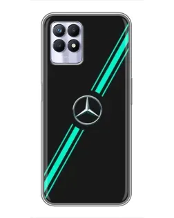 Чехол для Realme 8 Pro с картинкой «Спортивные линии Mercedes» Чехол для Realme 8 Pro с картинкой «Спортивные линии Mercedes»
