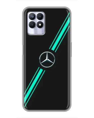 Чехол для Realme 8 Pro с картинкой «Спортивные линии Mercedes» Чехол для Realme 8 Pro с картинкой «Спортивные линии Mercedes»