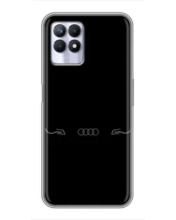 Чохол для Realme 8 Pro з картинкою «Audi — світловий підпис»