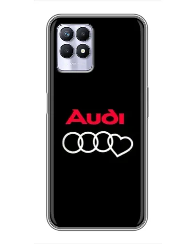 Чохол для Realme 8 Pro з картинкою «Логотип Audi Heart»