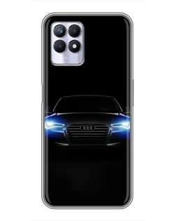 Чохол для Realme 8 Pro з картинкою «Audi в неоні»