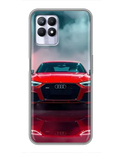 Чохол для Realme 8 Pro з картинкою «Audi RS — червоний стиль»