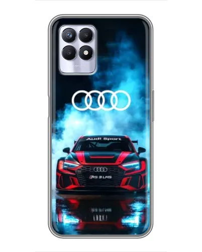 Чохол для Realme 8 Pro з картинкою «Audi Sport — неон»