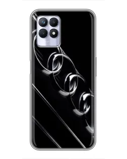 Чохол для Realme 8 Pro з картинкою «Audi — абстрактні кільця»