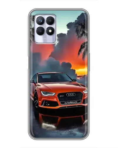 Чохол для Realme 8 Pro з картинкою «Audi — захід сонця»