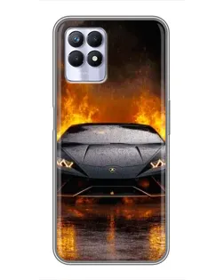 Чехол для Realme 8 Pro с картинкой «Lamborghini в огне» Чехол для Realme 8 Pro с картинкой «Lamborghini в огне»