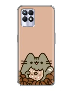Чехол для Realme 8 Pro с картинкой «Кофейный Пушин»