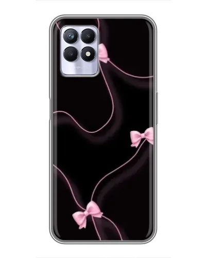 Чехол для Realme 8 Pro с картинкой «Розовые ленты» Чехол для Realme 8 Pro с картинкой «Розовые ленты»