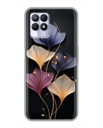 Чехол для Realme 8 Pro с картинкой «Лиловые цветы грации»