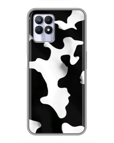 Чехол для Realme 8 Pro с картинкой «Черно-белое пятно»