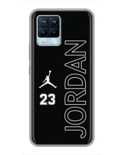 Чохол для Realme 8 з картинкою «Jordan Vertical»