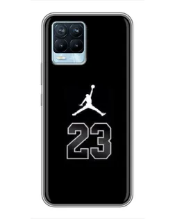 Чохол для Realme 8 з картинкою «Jordan Flight 23»